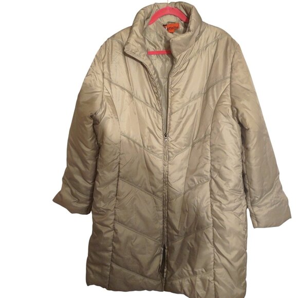 INFINITO PUFFER COAT- SIZE: 3XL-COLOR: TAN-LIKE NEW - Picture 1 of 5